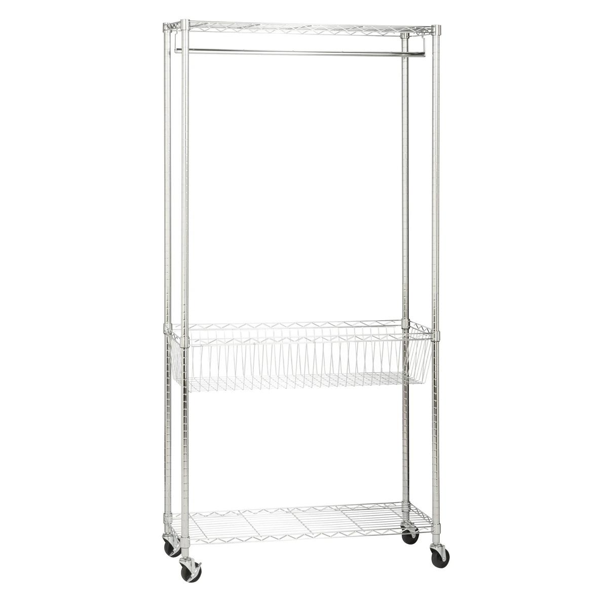 Honey-Can-Do Rack Laundry Rolling Station