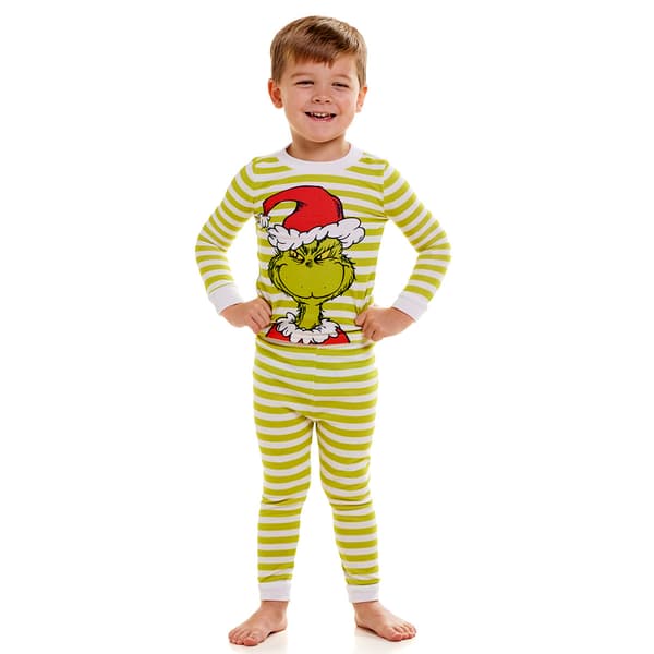 Toddler 4pc. Grinch Pajama Set - image 