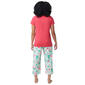 Womens HUE&#174; Drinks Tee & Capri Pajama Set - image 3