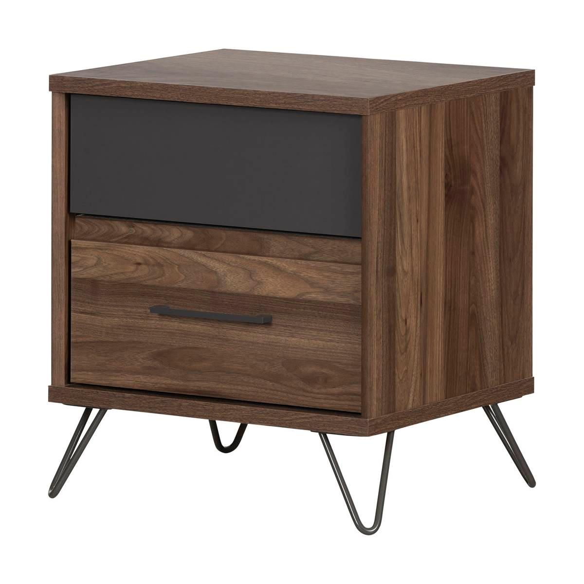 South Shore Olvyn 2 Drawer Nightstand