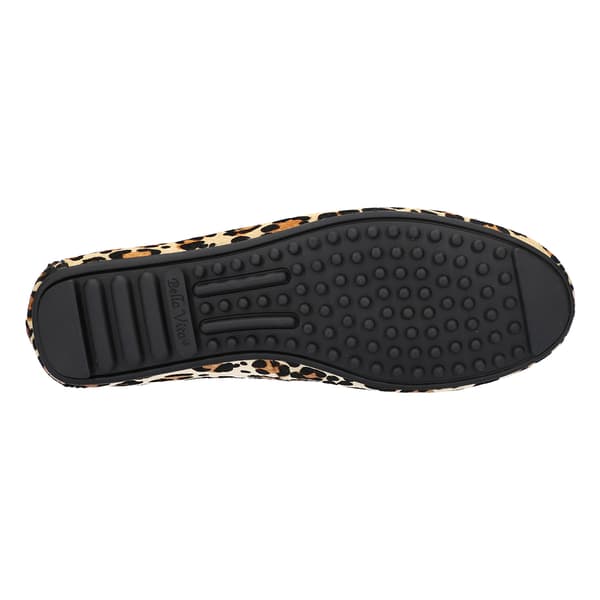 Womens Bella Vita Elizabeth Ornamented Leopard Comfort Loafers