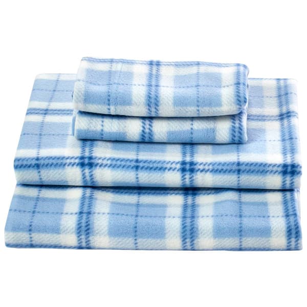 Ashley Cooper&#40;tm&#41; Twinkle Plaid Fleece Sheet Set - image 