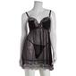 Womens Daisy Fuentes 2pc. Two Tone Lace Babydoll Set - image 1