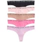 Juniors Juicy Couture 5pk. Laser Rib Thong Panties - JC1625-5PKP - image 1