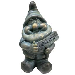 Santa's Workshop 15in. Gnome with Welcome Sign
