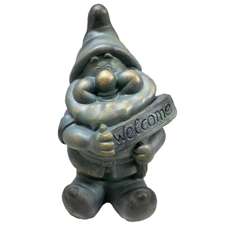 Santa's Workshop 15in. Gnome with Welcome Sign