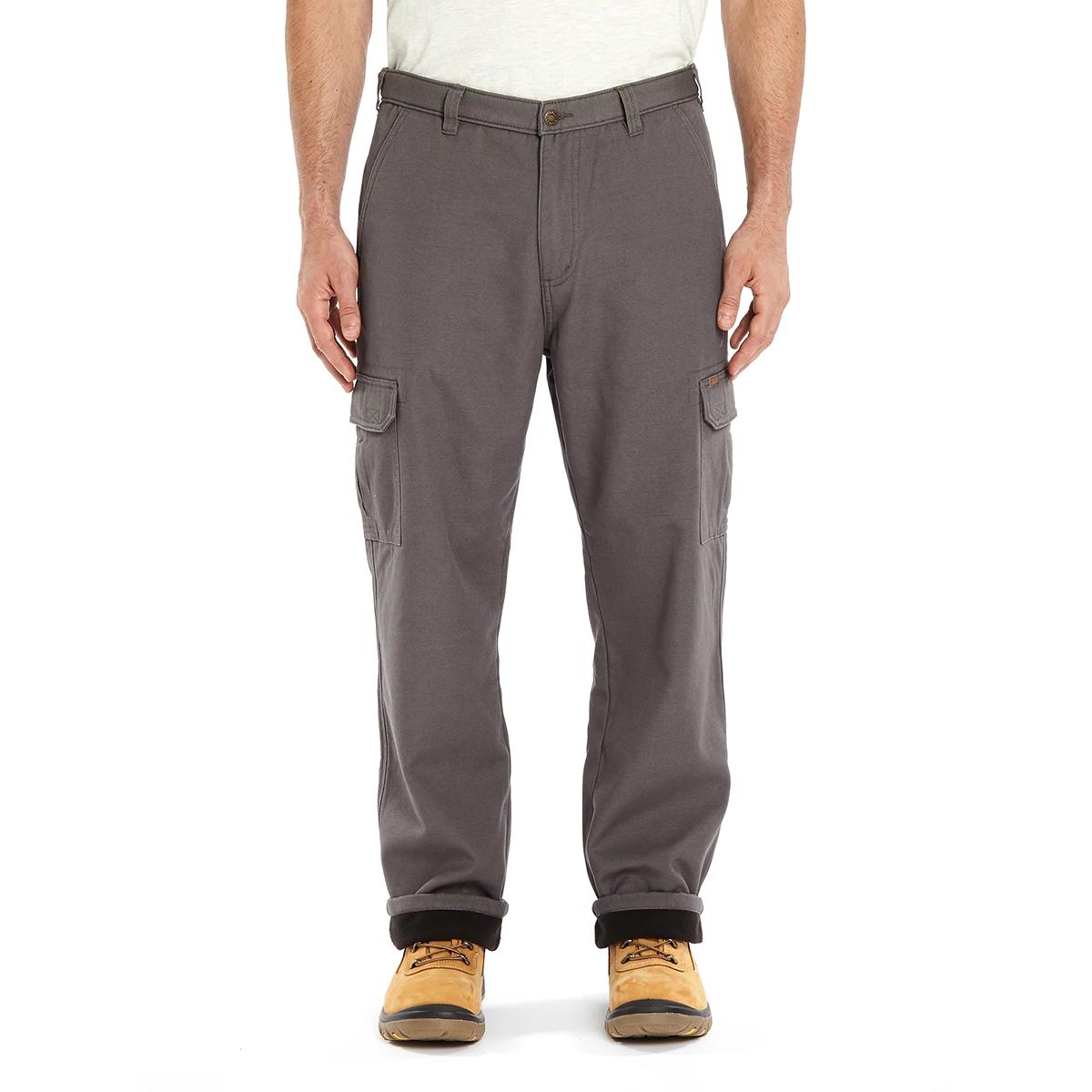 Mens Stanley® Fleece Lined Solid Canvas Cargo Pants