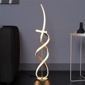 Infibrite Golden 59in. Swirl LED Stepless Dimming Floor Lamp - image 7