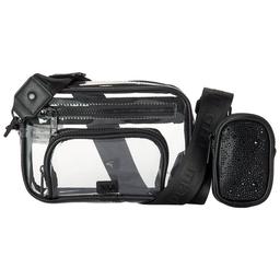 Madden Girl Clear Camera Crossbody w/ Zip Pouch