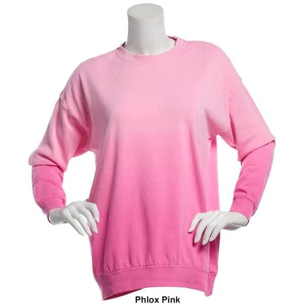 Juniors No Comment Ombre Sweatshirt