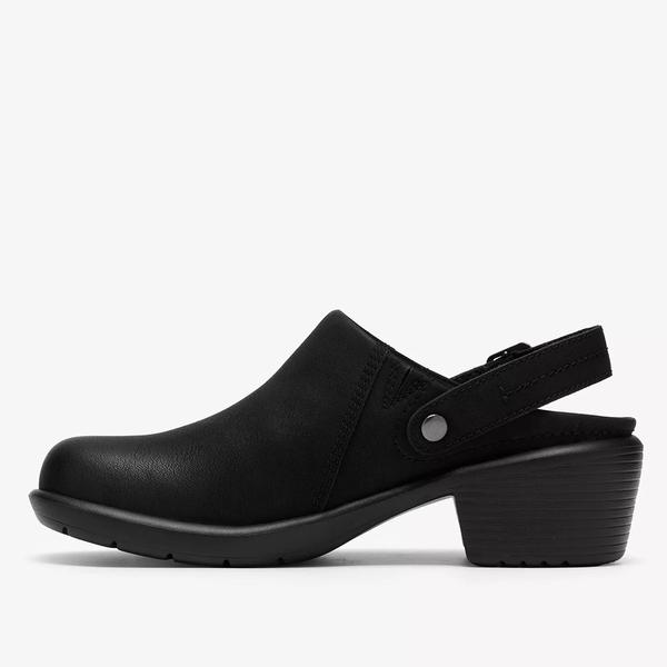 Womens Clarks Kynnzie Mule Black Dress Shoes