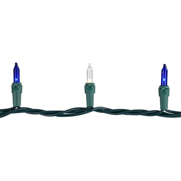 Northlight Seasonal 100ct. LED Blue & White Christmas Light Set