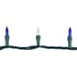Northlight Seasonal 100ct. LED Blue & White Christmas Light Set - image 2