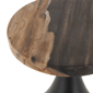 9th & Pike® Contemporary Black Teak Wood Accent Table - image 5