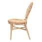 bali & pari Iris Modern Bohemian Natural Rattan Dining Chair - image 4
