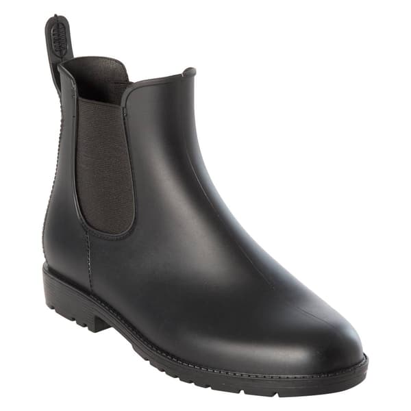 Womens Jodphur Matte Chelsea Rain Ankle Boots - image 