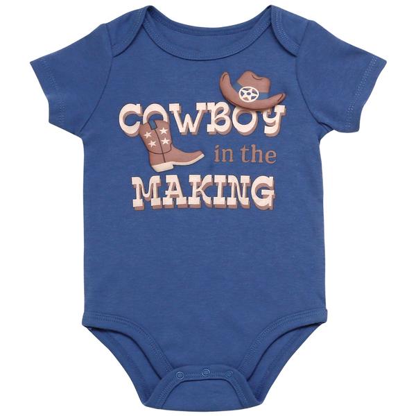 Baby Boy (NB-9M) Baby Starters Cowboy in the Making Bodysuit - image 