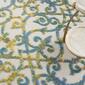 Nourison Aloha Scroll Print Indoor/Outdoor Round Rug - image 7