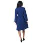Womens Nina Leonard Long Balloon Sleeve Fit & Flare Sweater Dress - image 2