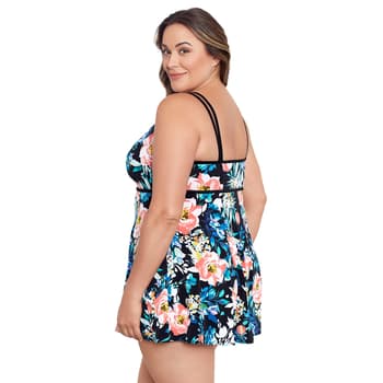 Plus Size Robby Len Sweet Talker Swimdress - Boscov's