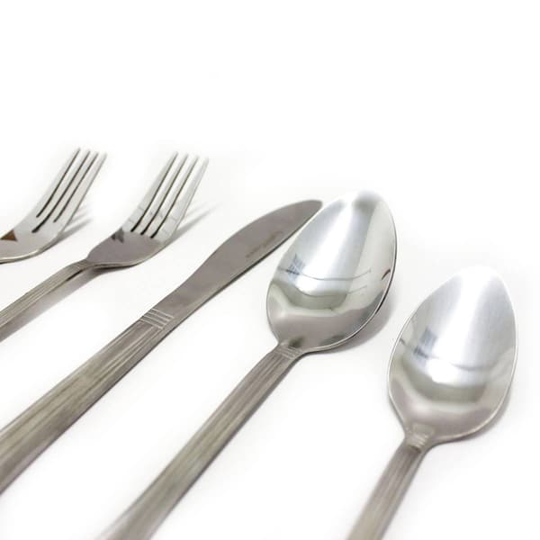 BergHOFF Matte Stainless Steel 20pc. Flatware Set