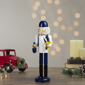 Northlight 14in. Blue & White Wooden Hanukkah Nutcracker - image 2