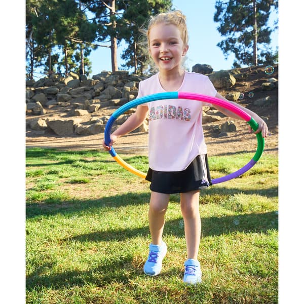 Girls (4-6x) adidas® Doodle Logo Tee & Flounce Skort Set