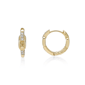 Brilliant Grown 1/10ctw. Lab-Grown Diamond Hoop Earrings - image 2