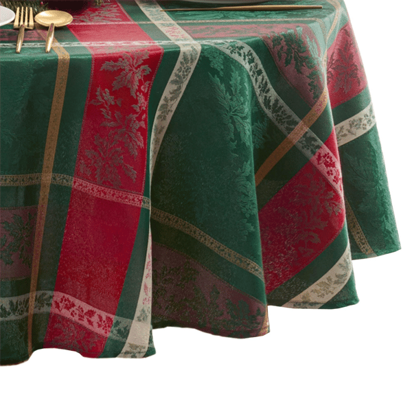 Threadmade Merry & Festive Jacquard Tablecloth