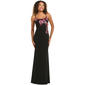 Juniors Emerald Sundae Floral Embroidered Lace Up Back Maxi Dress - image 1