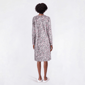 Womens Charmour Long Sleeve Wildflowers Velour Henley Nightgown - image 4
