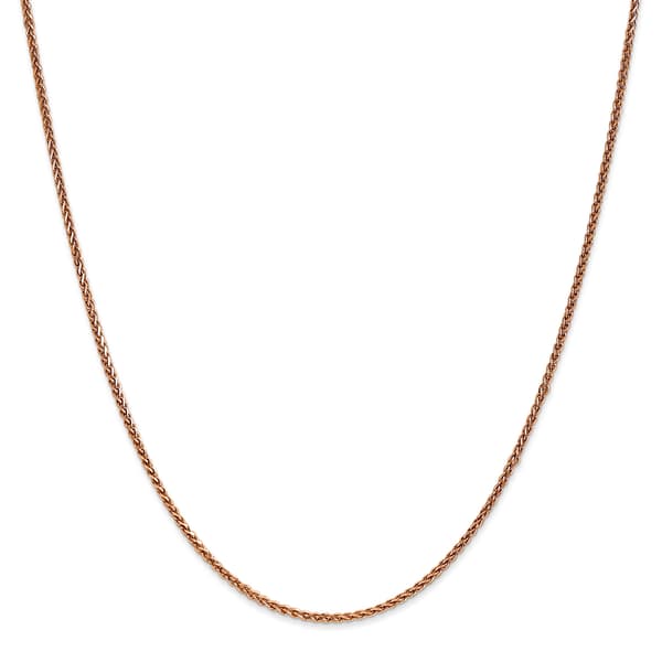 Gold Classics&#40;tm&#41; 1.40mm. 14k Rose Gold Spiga Chain Necklace - image 