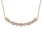 Diamond Classics&#40;tm&#41; Rose Gold 1/4ctw. Diamond Bar Necklace - image 1