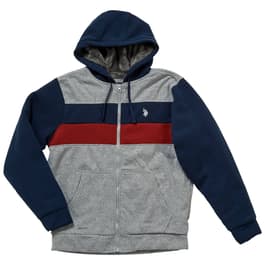 Color Block Sherpa Hoodie