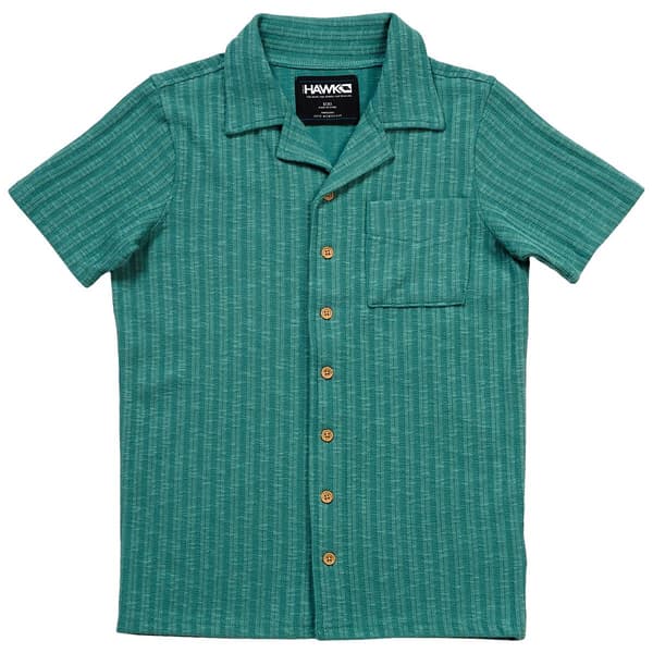 Boys (8-16) Tony Hawk Knit Camp Button Down Shirt - image 