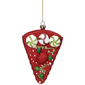 Northlight Glittered Strawberry Cake Slice Christmas Ornament - image 2