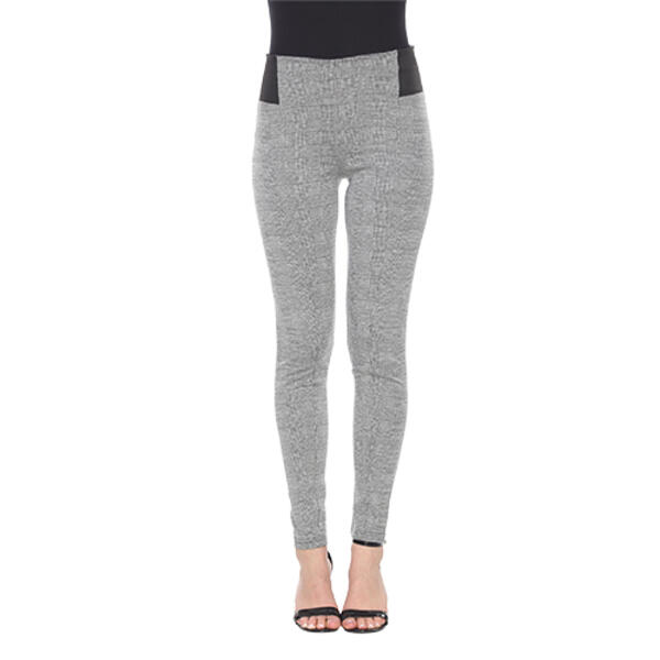 Womens White Mark Jacquard Slim Pants - image 