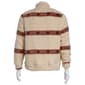 Young Mens Brooklyn Cloth Arrow Stripe Sherpa Shell Hoodie - Sand - image 2