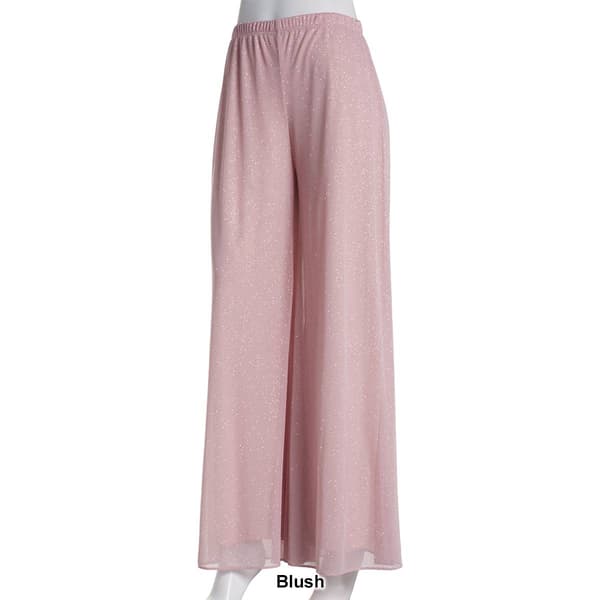 Petite MSK Glitter Wide Leg Mesh Pants