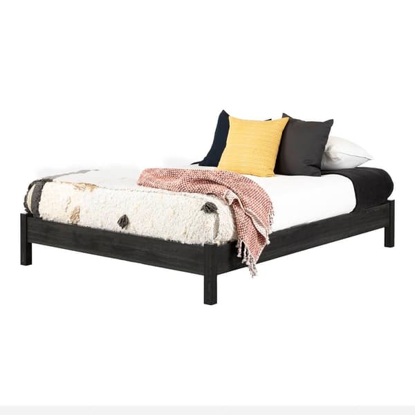 South Shore Lensky Queen Platform Bed On Legs