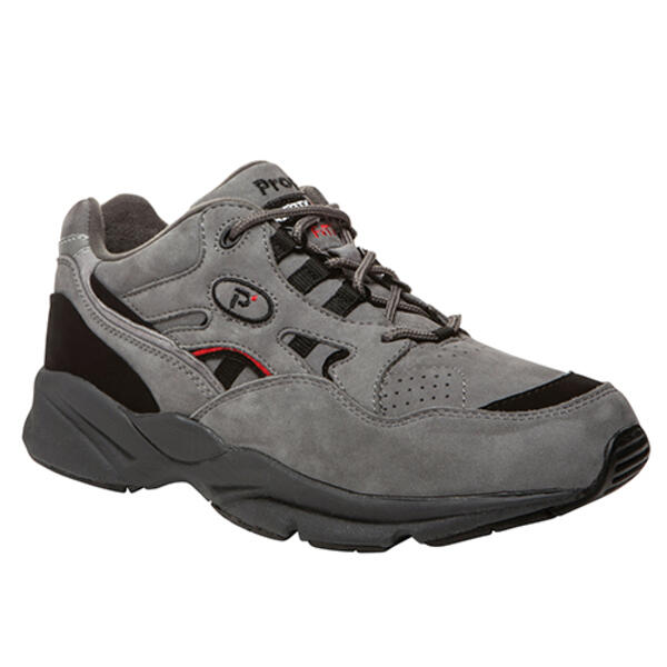 Mens Propet(R) Stability Walker Walking Shoes- Grey - image 