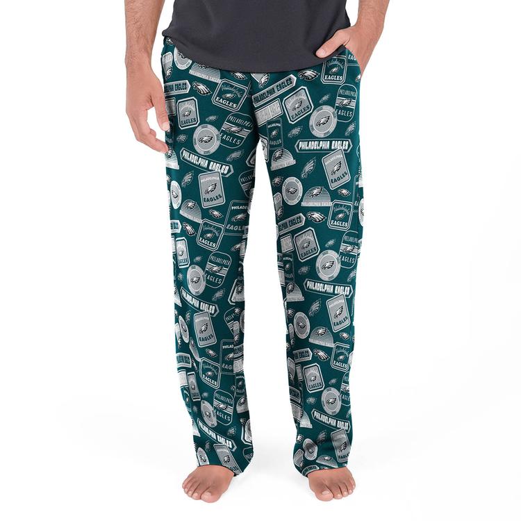 Mens NFL Philadelphia Eagles Print Knit Pants