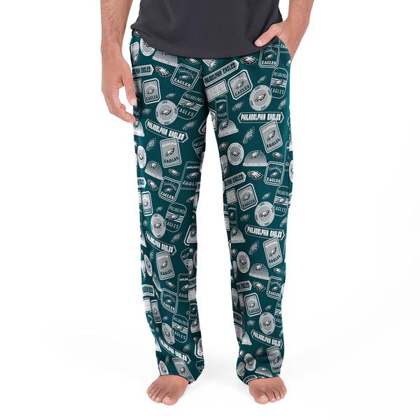 Mens NFL Philadelphia Eagles Print Knit Pants - image 