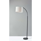 Simplee Adesso Jace Floor Lamp with Off-White Shade - image 2