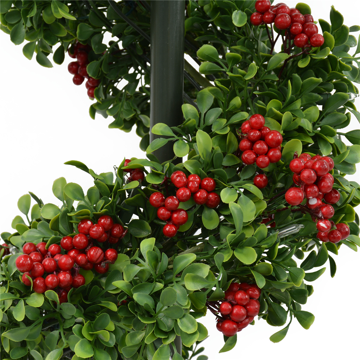 Puleo International 4ft. Pre-Lit Potted Swirl Christmas Tree