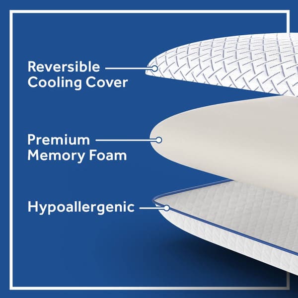 Sealy® Essentials™ Cool Touch Memory Foam Pillow