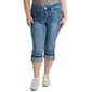 Plus Size YMI Tummy Control Cuffed Hem Capris - image 2