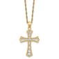 Gold Classics(tm) 10kt. Yellow Gold Cross Pendant Necklace - image 1