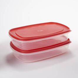 Farberware&#40;R&#41; 1.5gal. Containers with Red Lids