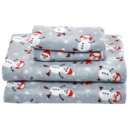 Ashley Cooper&#40;tm&#41; Snowman Fleece Sheet Set